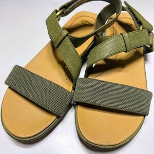 Dr. Scholls Olive Green Strappy Sandals #Size-9.5